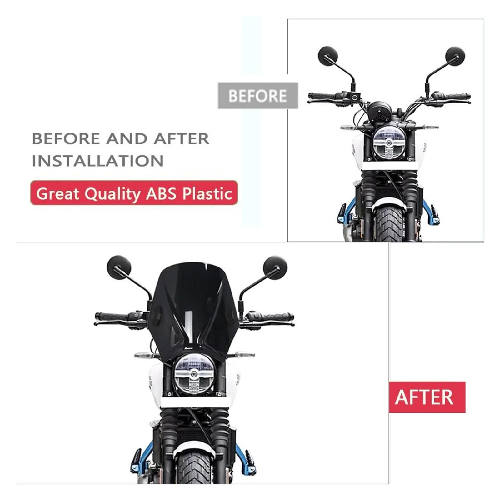 Pare-Brise bas Isotta Royal Enfield Super Meteor 650 2023 et Pare-Brise bas Isotta Royal Enfield Super Meteor 650 2023 et