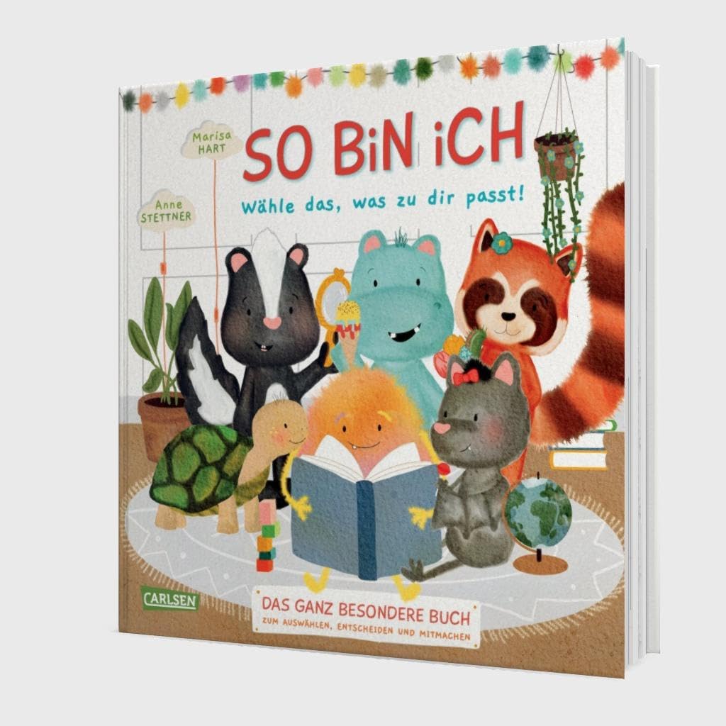 So bin ich - Wähle das, was zu dir passt: Das ganz besondere Buch zum Auswählen, Entscheiden und Mitmachen | Interaktives Vorlesebuch | Stärkt die Selbstwahrnehmung der Kinder und lädt zum Dialog ein