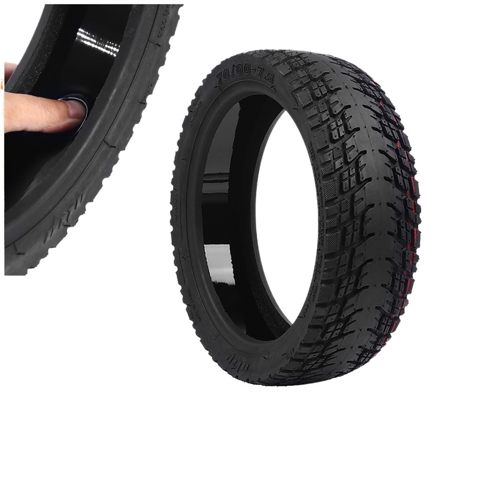 Ruota Monopattino Elettrico,Pneumatici Per Scooter Pneumatico a vuoto for scooter elettrico ZT3/Pro Ruota 70/60-7.5 Tubeless Auto-riparante 11 pollici Off-road Tryes Parts