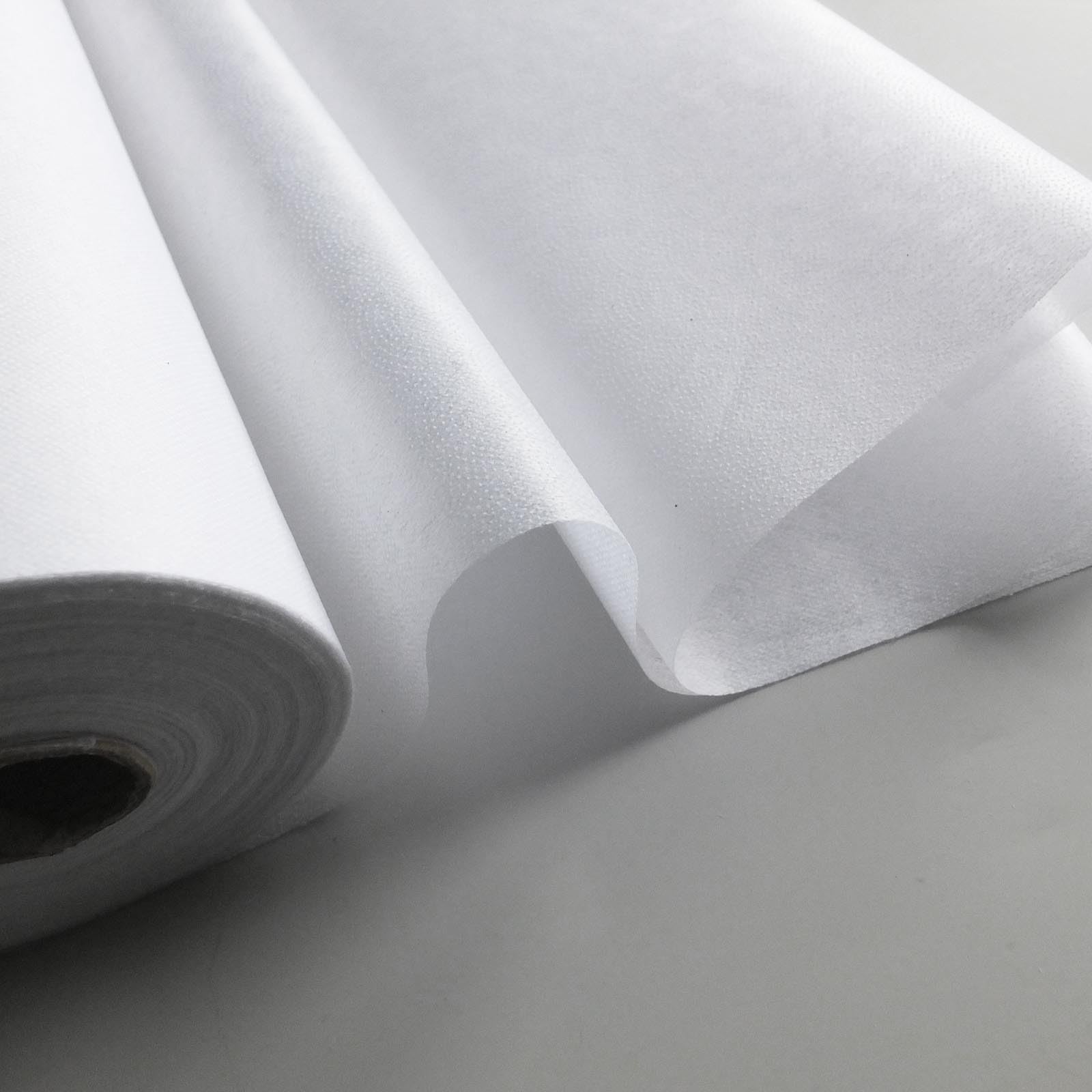 On Trend Fabrics White Soft Handle Medium Weight Fusible Iron On Interfacing Sold By The Metre 90Cm Wide (White)