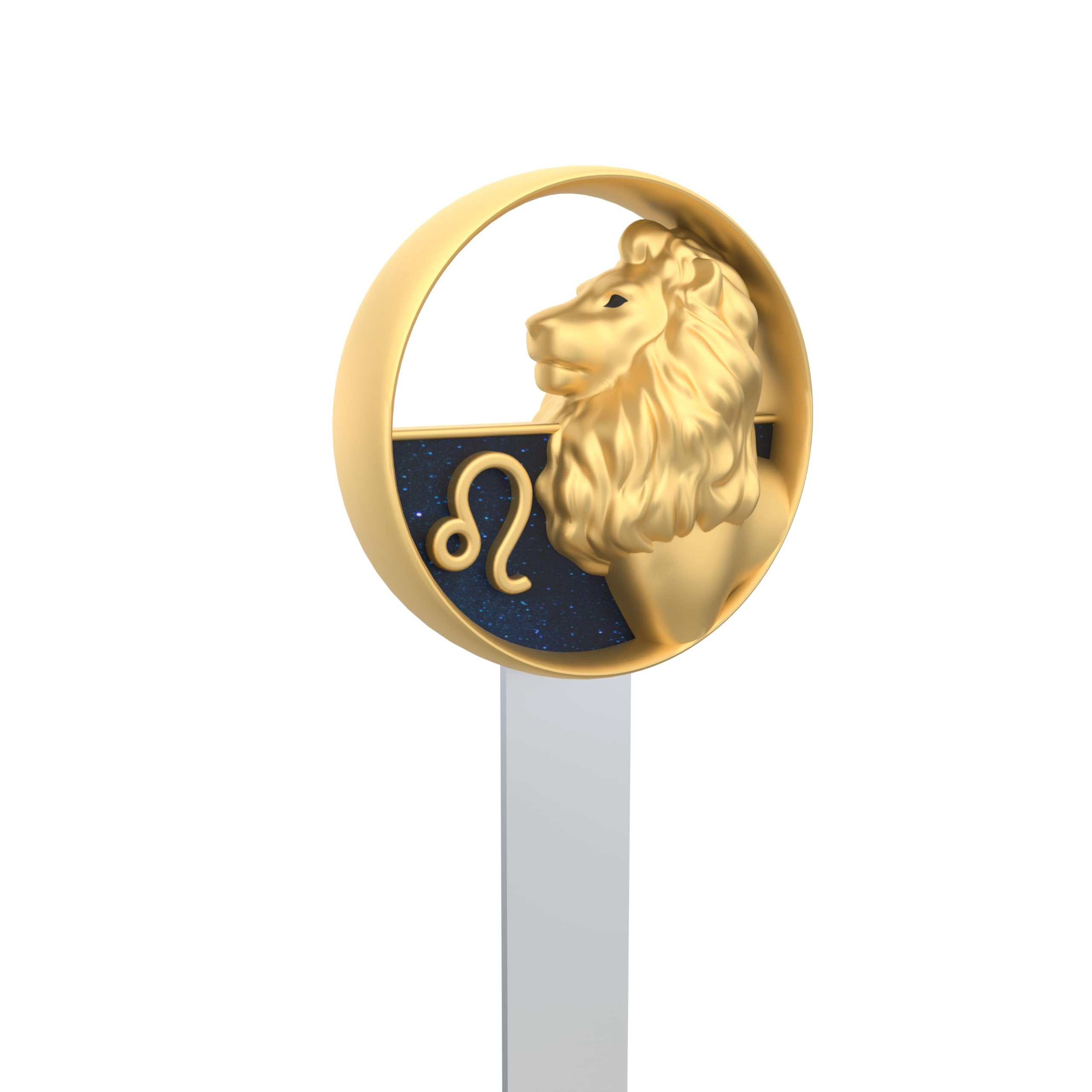 METALMORPHOSE – Leo Zodiac Sign Bookmark – Leo Astrological Sign – Gift for Men, Women and Children