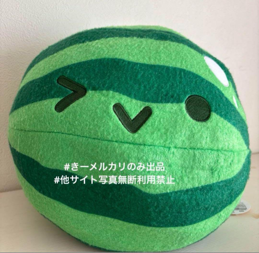 Amazon.co.jp: スイカゲーム 羊毛フェルト風 BIG ぬいぐるみ スイカ