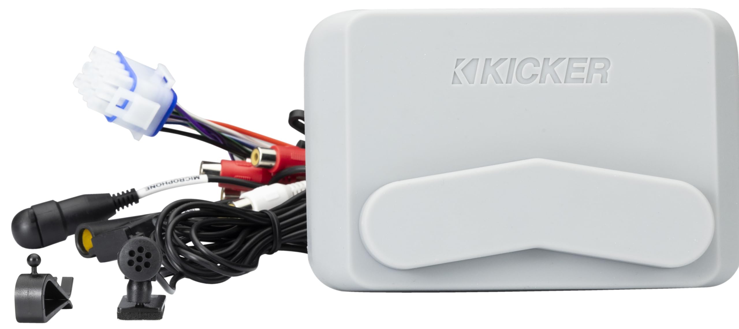 Kicker 51KMC4 Wetterbeständiges Messgeräte-Stil Media Center mit Bluetooth
