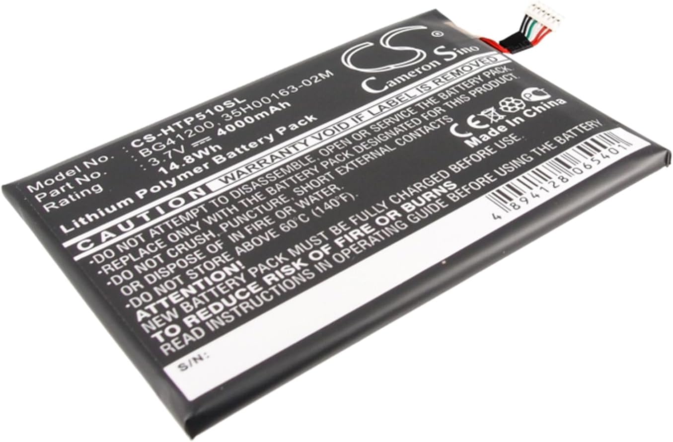VINTRONS 4000mAh Battery for HTC Flyer, P510E, EVO View 4G,