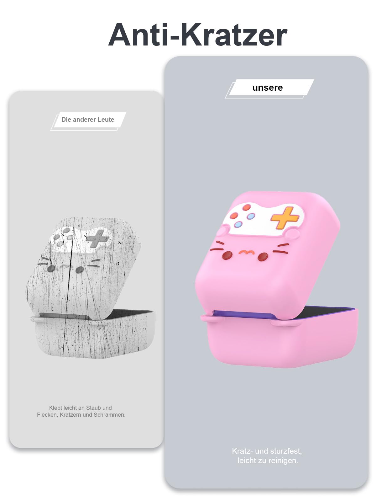 Obudowa na konsolę do gier wideo Bitzee Electronic Pet daunke miękki silikon, lekka odporność na uderzenia, zadrapania, uniwersalna ochrona, różowa