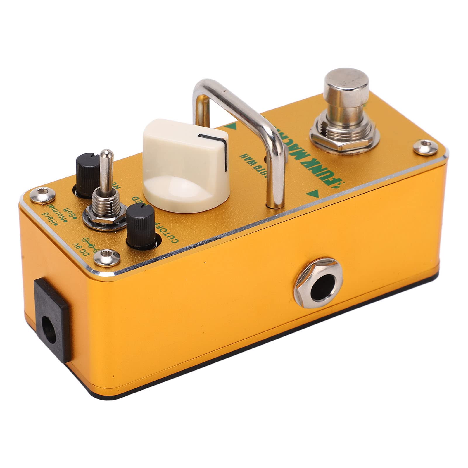 Sonew Pedale Effetto per Chitarra FUNK MACHINE Accessorio per Strumento di Controllo Facile WAH Automatico Singolo True Bypass