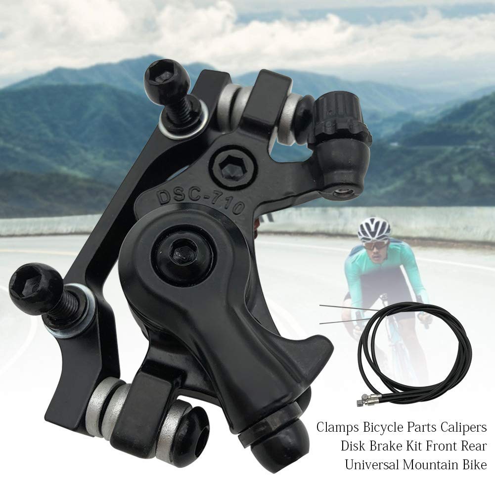CYSKY MTB Freni a Disco Meccanici Freni Anteriori Posteriori Pinza 160 mm Kit Freno a rotore Set Freno a Disco Meccanico per Mountain Bike Bicicletta da Corsa