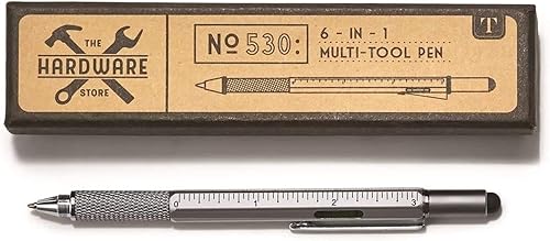 Two's Company Bolígrafo multiherramienta 6 en 1 en caja de regalo