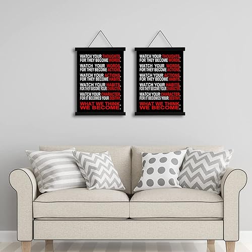 Miniatura 6 de Pyradecor Marco magnético negro para colgar pósteres, fotos, pósteres, obras de arte (12 pulgadas, 2 paquetes)