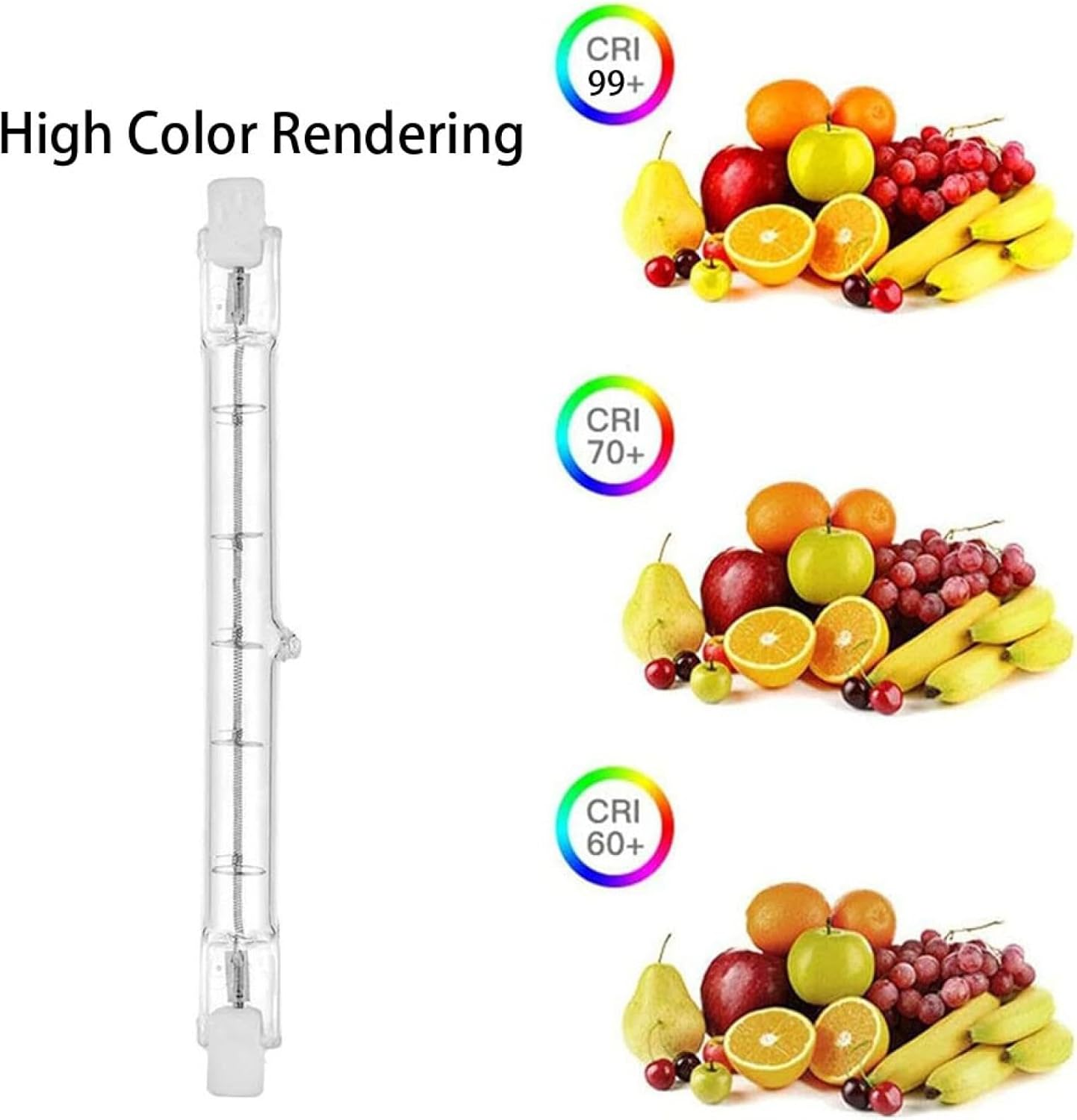 R7S Halogen Bulb 333mm 2000W 220V-240V J333 T3 J Type Halogen Light Bulbs Linear Tungsten Double Ended Floodlight Bulb Dimmable 5PC 2000W