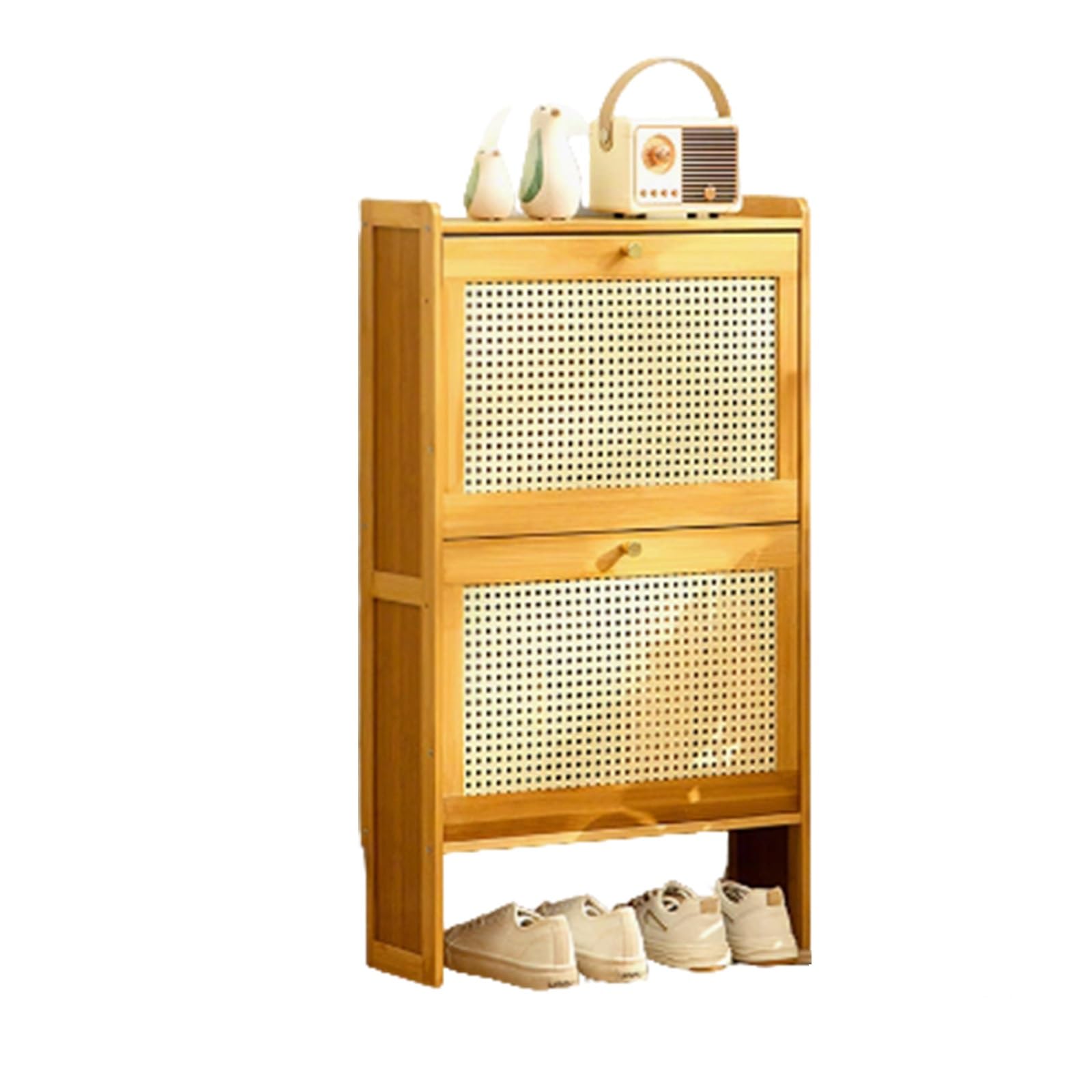 Meuble à chaussures gain de place avec banc moderne pour couloir