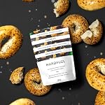 Handfuel Everything Bagel Cashews, Hand Roasted Salted Cashews, 7g of Protein, Non-GMO, Vegan Friendly, Plant Based Flavoured Nuts, Gluten Free - 150 Grams