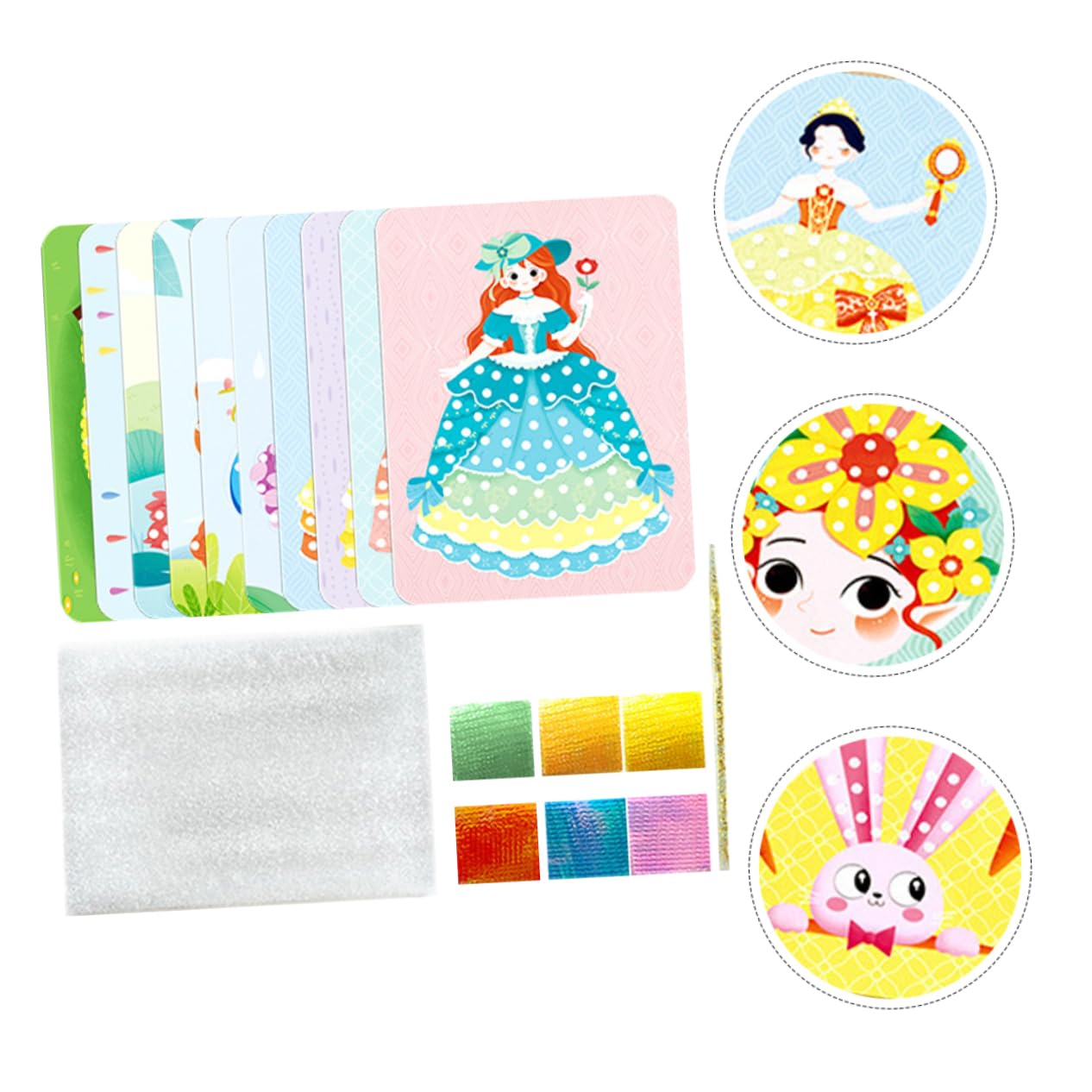 Veemoon Kit De Pintura Punción Herramienta De Costura Diy Manualidades De Pintura Para Hacer Tú Mismo