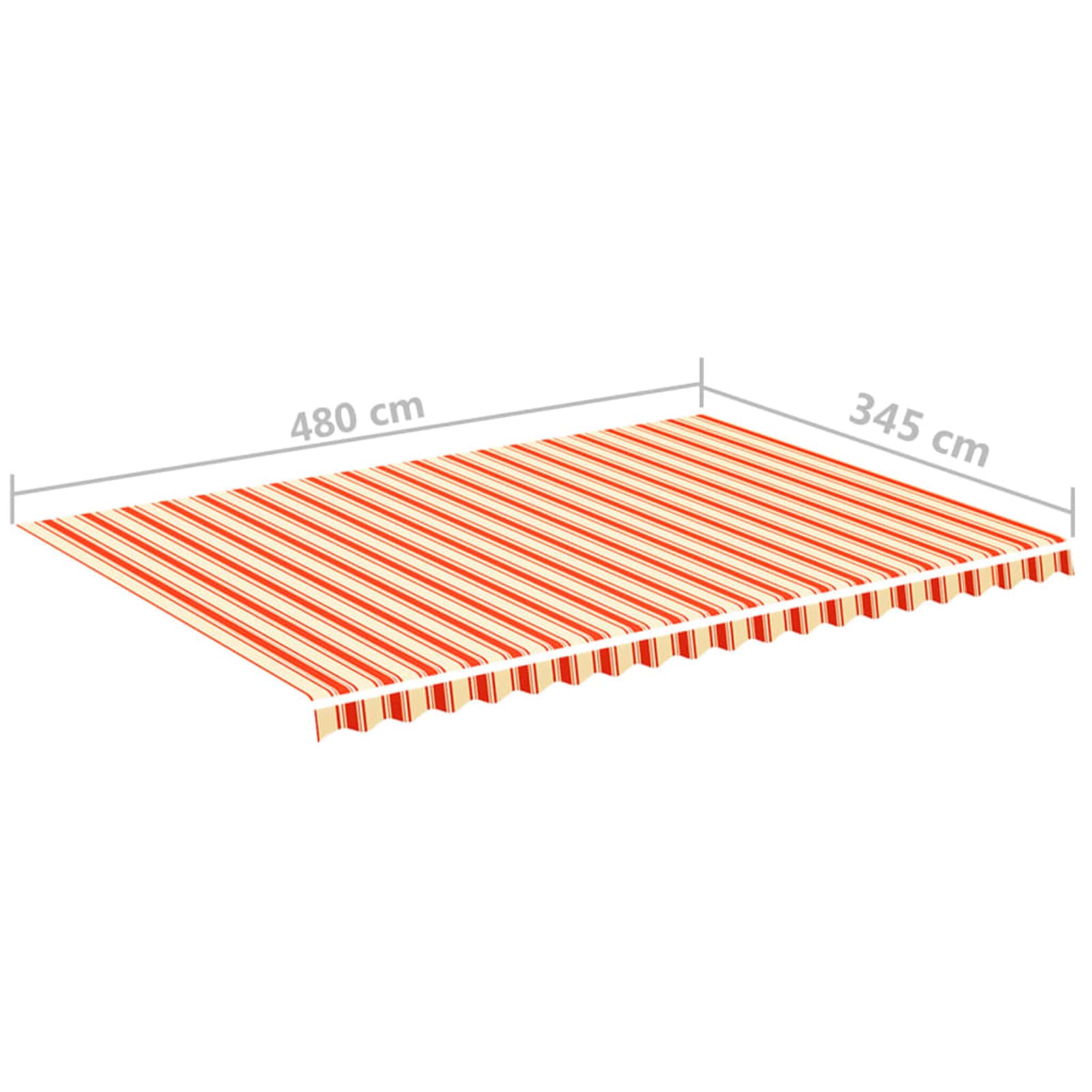 Zapasowa tkanina do osłony przeciwsłonecznej, na patio, markiza z tkaniny, odporna na działanie promieni UV, na balkon, taras, do ogrodu, na zewnątrz, odporna na warunki atmosferyczne