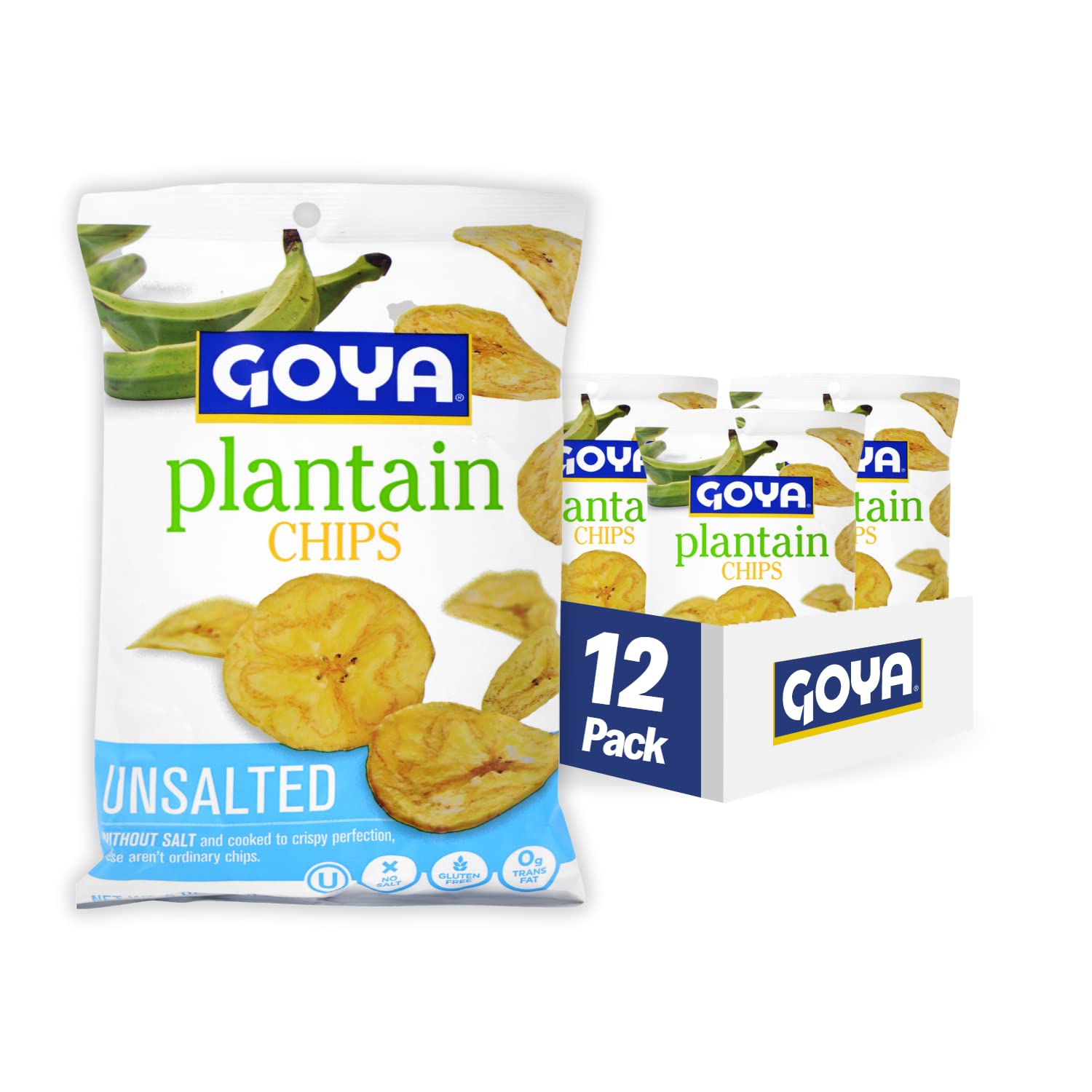 Goya Unsalted / 5 Ounce (Pack of 12) / 12 Potato
