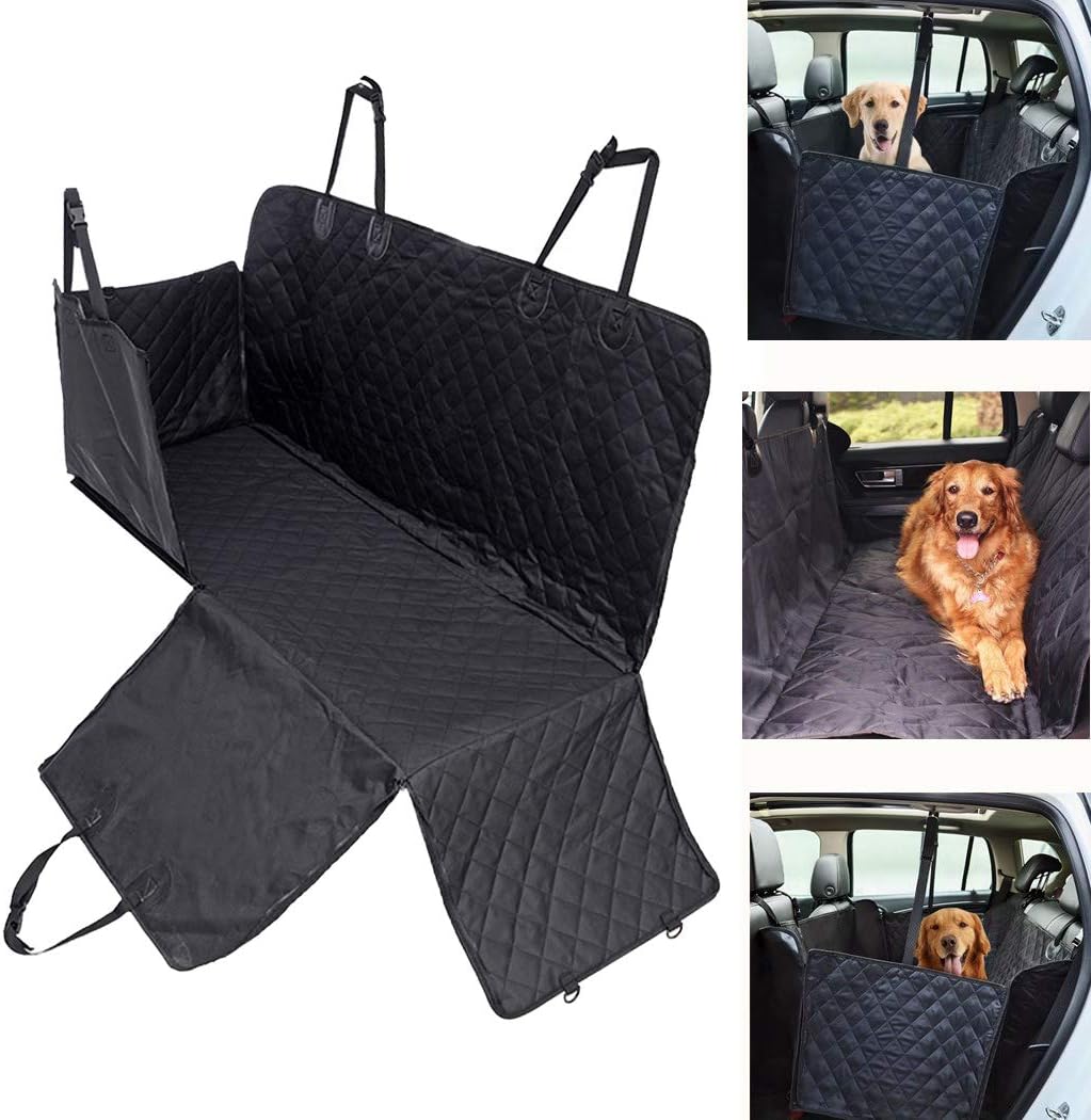 LOSY PET Dog Seat Covers Car Seat Hammock Convertible Waterproof Nonslip Backing Padded with 2 Straps for Most type of vehicles Cars,Size 57 * 51 inch