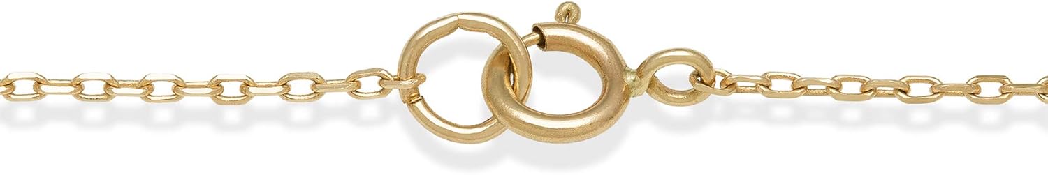 Belacqua Natural Milky Blue Aquamarine and Cultured Freshwater Pearl Station Necklace in 10K Yellow Gold, 18" Cable Chain, Real Pearl Jewelry for Women, Gift Box Included - Image 4