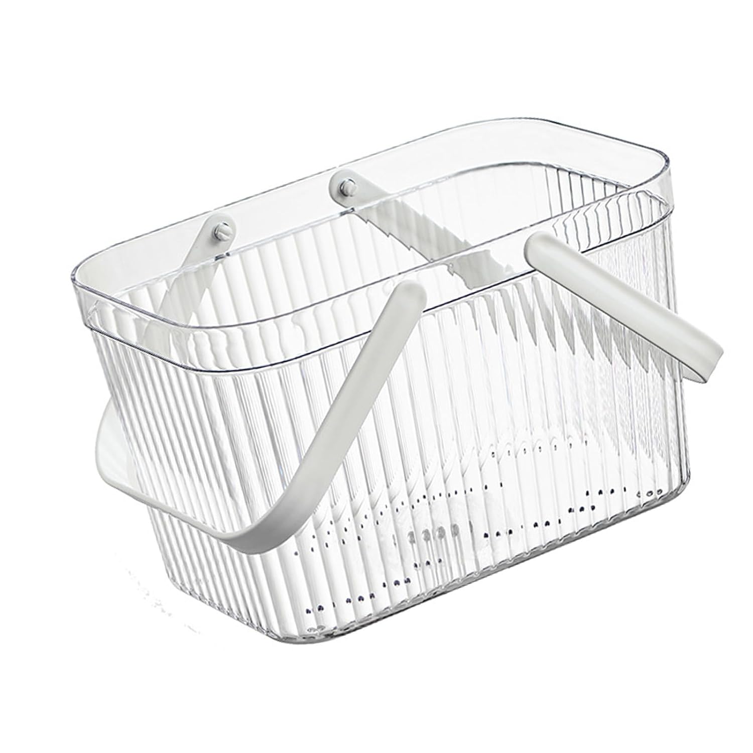 Beufee Shower Organizer Basket Caddy Tote with Handle Large Capacity Shower Storage Organizer Holds Hand Soap Shampoo Sponges