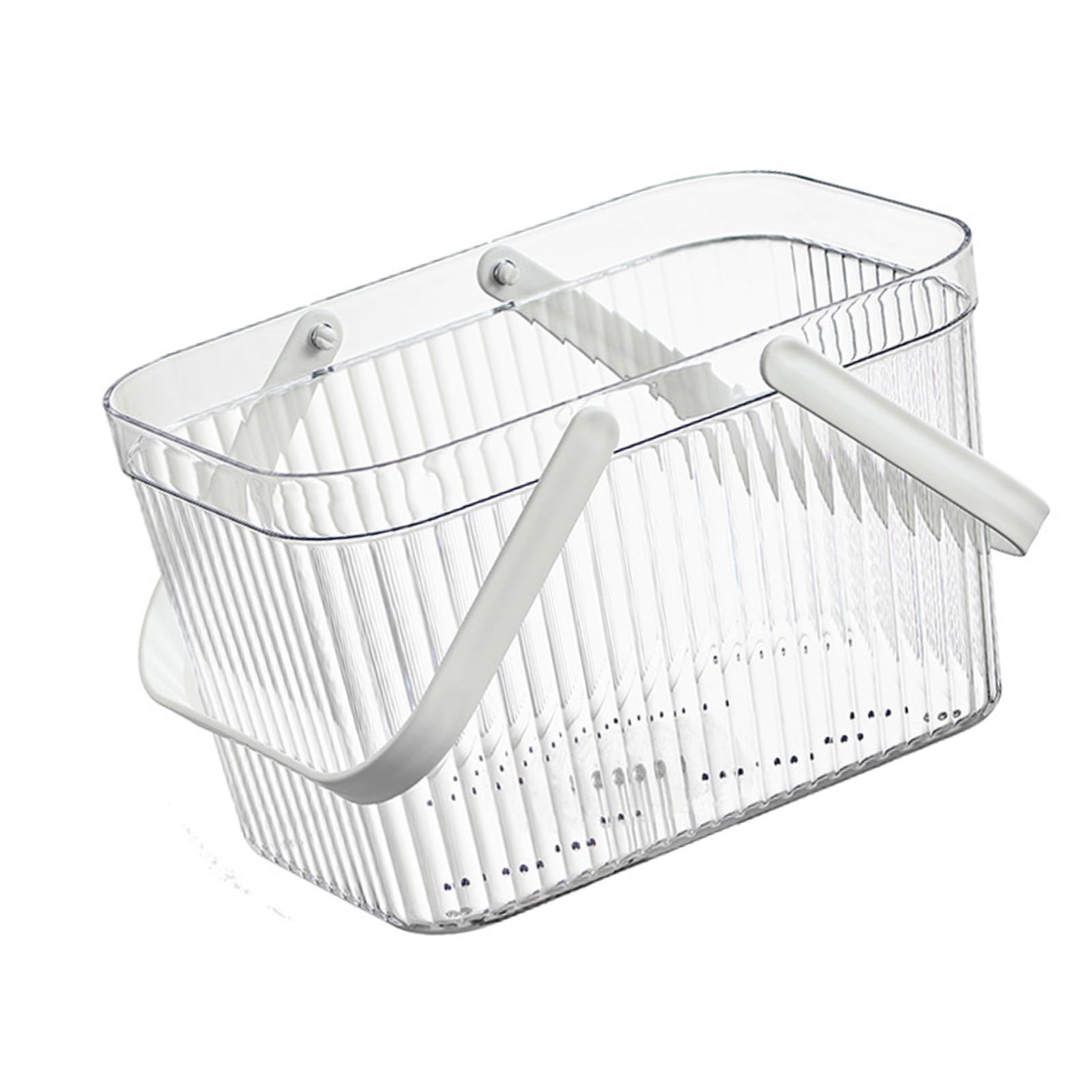 Beufee Shower Organizer Basket Caddy Tote with Handle Large Capacity Shower Storage Organizer Holds Hand Soap Shampoo Sponges