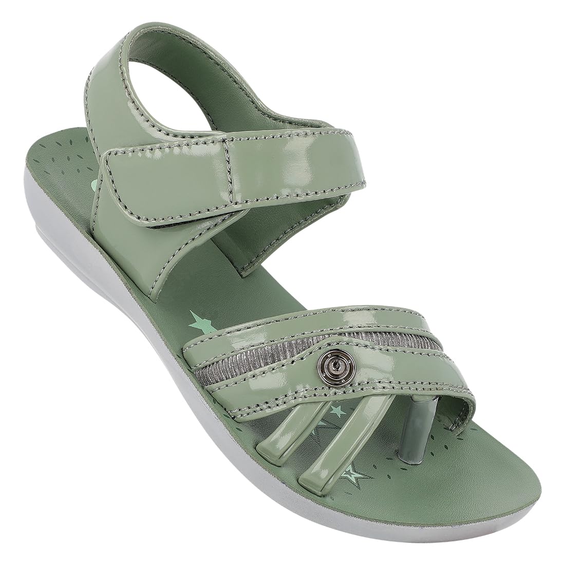 WALKAROO Stylish Sandals For Girls - Trendy|Light Weight and Comfortable|WL7788 - Green (B0D66DBPTS) Amazon Price History, Amazon Price Tracker