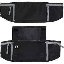 Vive Running Belt Fanny Pack for Women, Men, Kids, Adults, Jogging, Workouts- Waterproof Runners Reflective Waist Pack Bag with Phone Holder - for Fitness, Exercise, Gym, Hiking, Travel, Running Gift