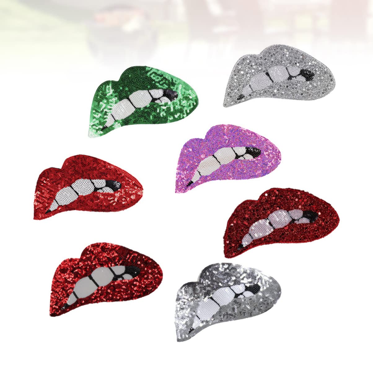 14pezzi Toppe Decorativi Paillettes a per Abbigliamento Patches per Jeans Gonne e Borse Casuali