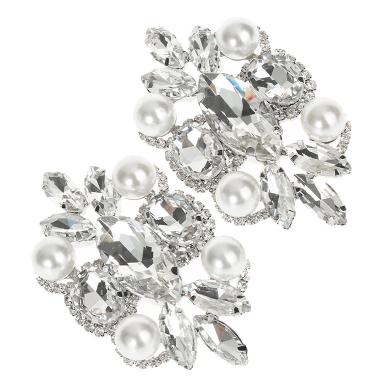 Healvian Clip per Scarpe Sposa Accessori per Cerimonie e Speciali Facili Rimuovere e Regolabili per Personalizzare
