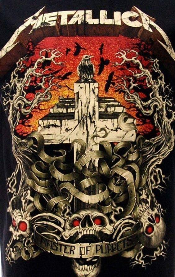 Metallica Heavy Metal Poster - 12x18 inch Wall Poster 170 GSM Paper | Home & Office Decoration | Gloss Finish Unframed Poster | RAINFIRE CREATION! RCP1665