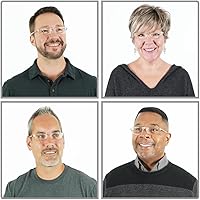 Vista 24 de Clic Lentes de lectura magnéticos para hombres o mujeres, lectores de computadora, originales expandibles (M-XL, negro, aumento de 1.75)