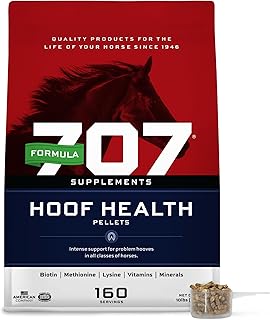 Hoof Health Equine Supplement, 10 lb Bag - 160 Servings – Biotin, Amino Acids, and Minerals to Improve and Support Healthy Horse Hooves