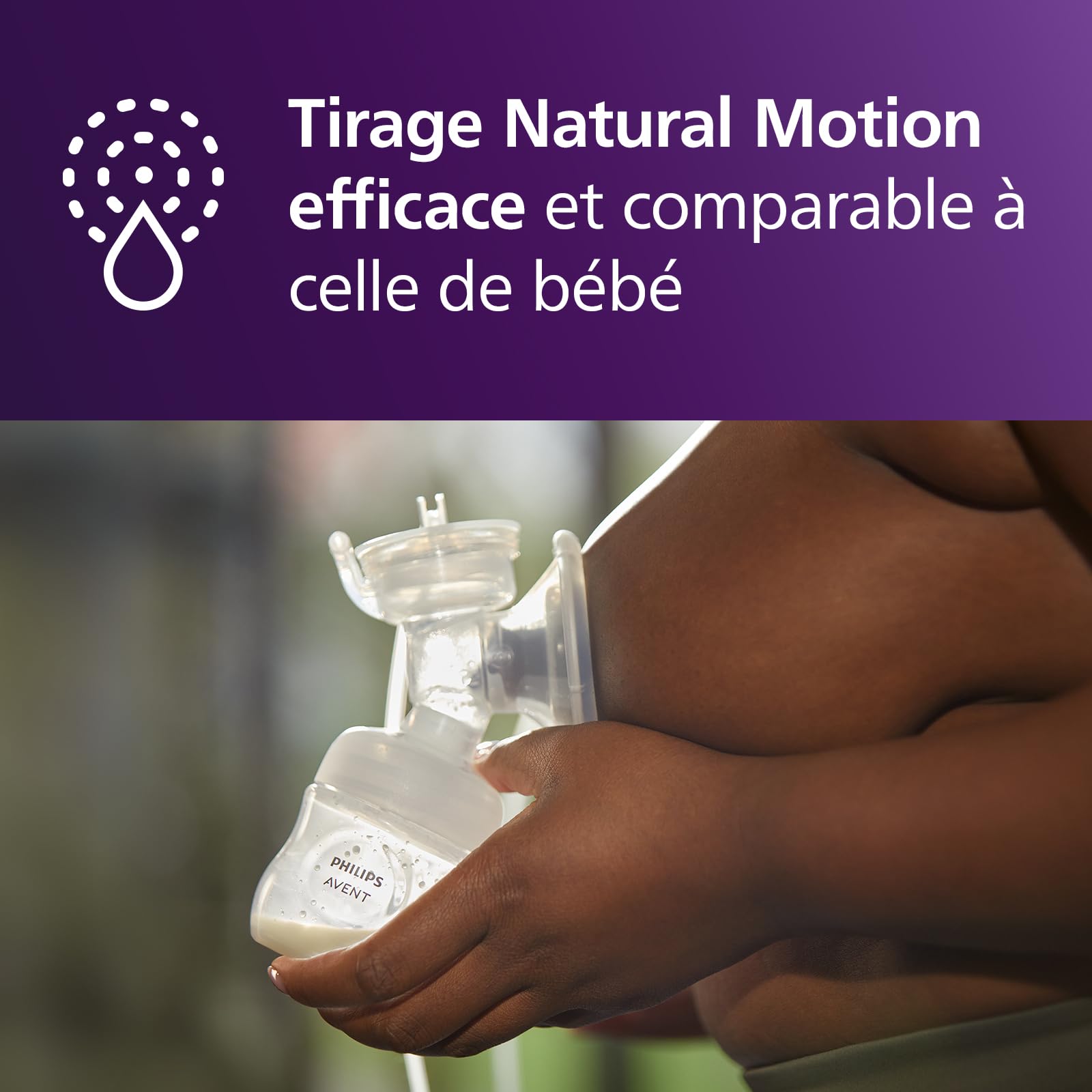 Philips Avent - Tire-lait électrique simple, qualité hospitalière, moteur silencieux et rechargeable pour une expérience discrète où que vous soyez, trousse de transport, modèle SCF396/31 - 3