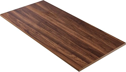 Miniatura 118 de Kaboon Mesa universal de 45.67 x 23.62 pulgadas, escritorio sólido de una pieza, encimera de melamina reversible, escritorios dobles, escritorio en