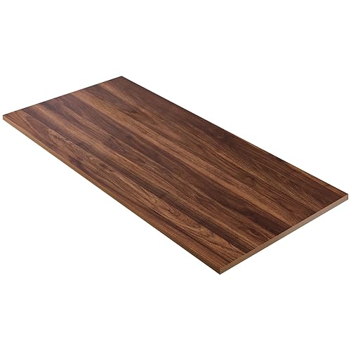 Kaboon Universal Tabletop 45.67"x23.62", Solid One-Piece Melamine Table Top, Double