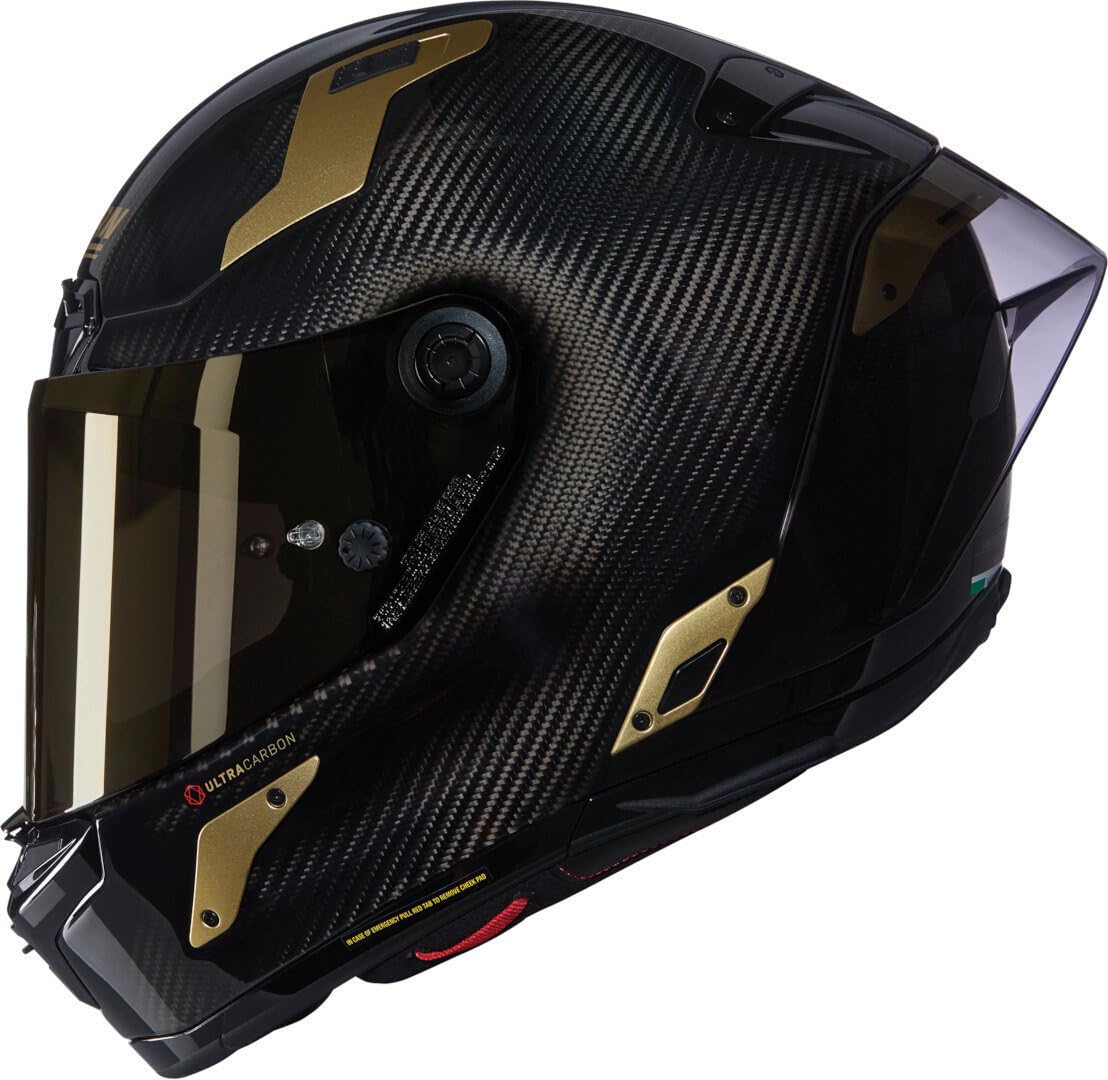 Nolan X-804 RS Ultra Carbon Aureo Casco