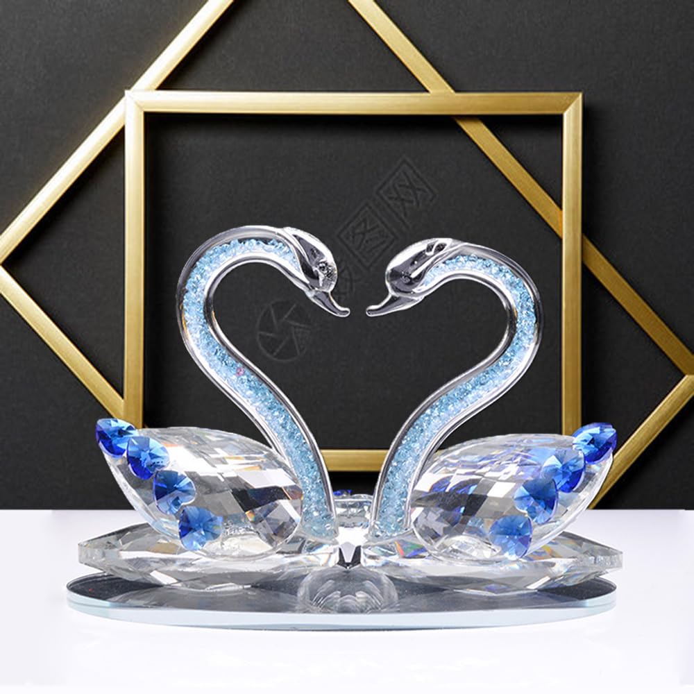 Couples Gifts Loving Swan Gift For Couple - Personalized Acrylic Photo Keychain Designed By Halloo Blaire Cute Gifts For Boyfriend