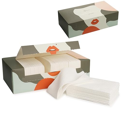 Toallas faciales desechables sin olor de primera calidad, 60 unidades, toalla facial biodegradable para secar la cara, paños desechables para la