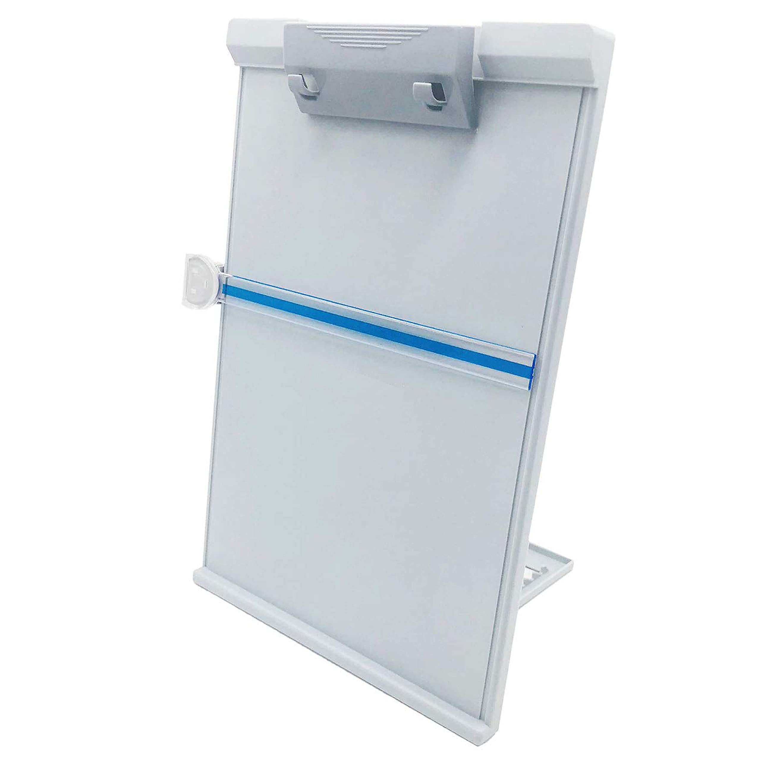 ARURA (Label) ABS Desktop Document Holder A4 Paper Reading Clipboard with Adjustable Positions and Clip 3