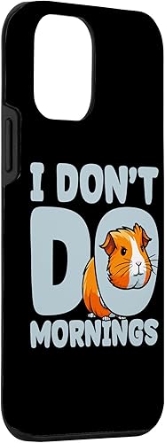 Miniatura 3 de iPhone 12 mini Funny Guinea Pig Hamster Pet - Cavy I Dont Do Mornings Case