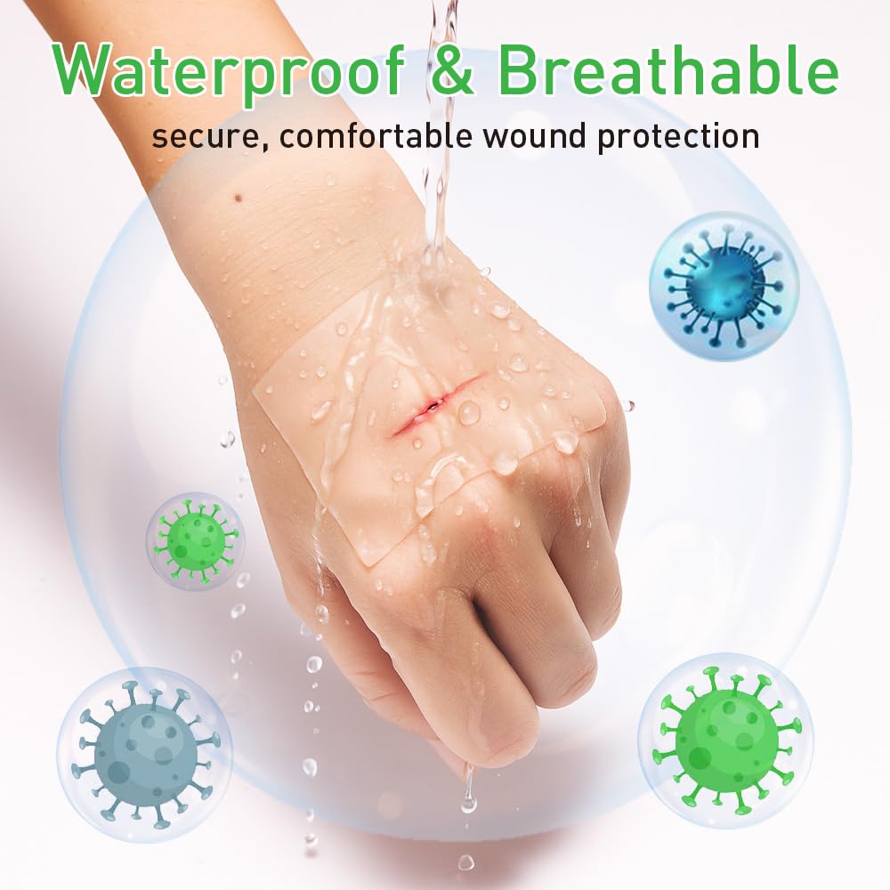 Hydrocolloid Roll,Cerotti Idrocolloidali Idrocolloide Rotolo Autoadesivi e Traspirante Nastro Idrocolloidale Rotolo Impermeabili (verde, 5x500cm)