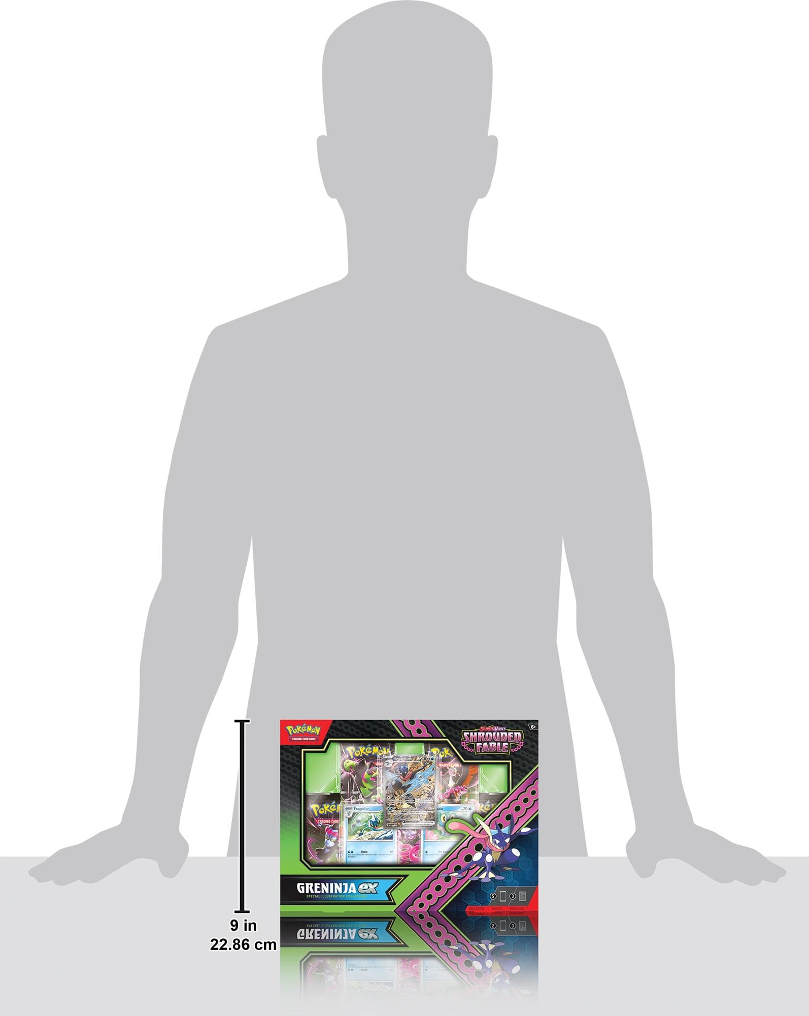 Amazon.co.jp: ポケモンTCG:スカーレット&バイオレット シュラウドフェイブル キングドラex/グレニンジャex スペシャルイラスト集  : おもちゃ