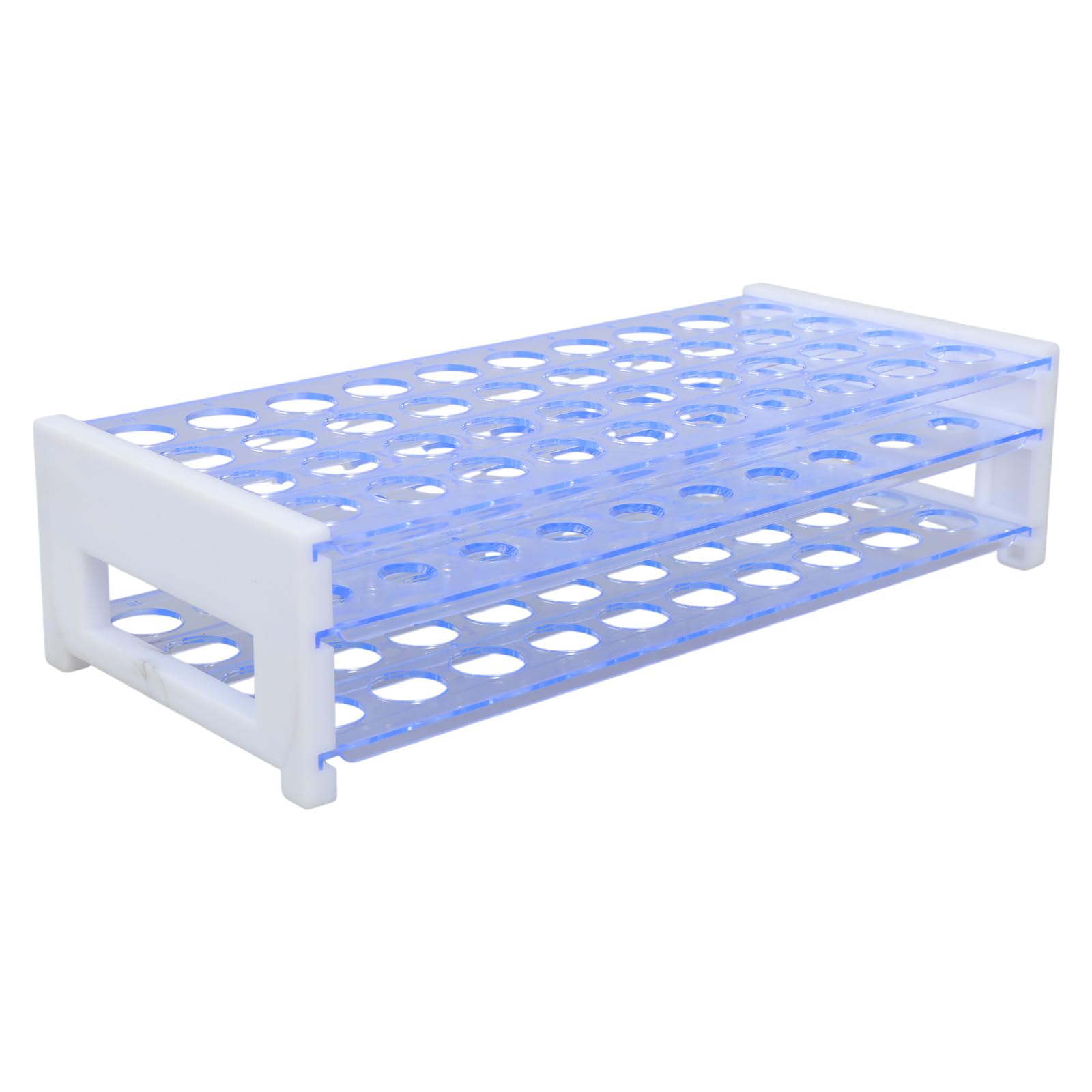 CUNZJIA Detachable 3Layer Blue Tube Rack Easy to Clean Blue 3Layer Tube Rack Removable Tube Organizers