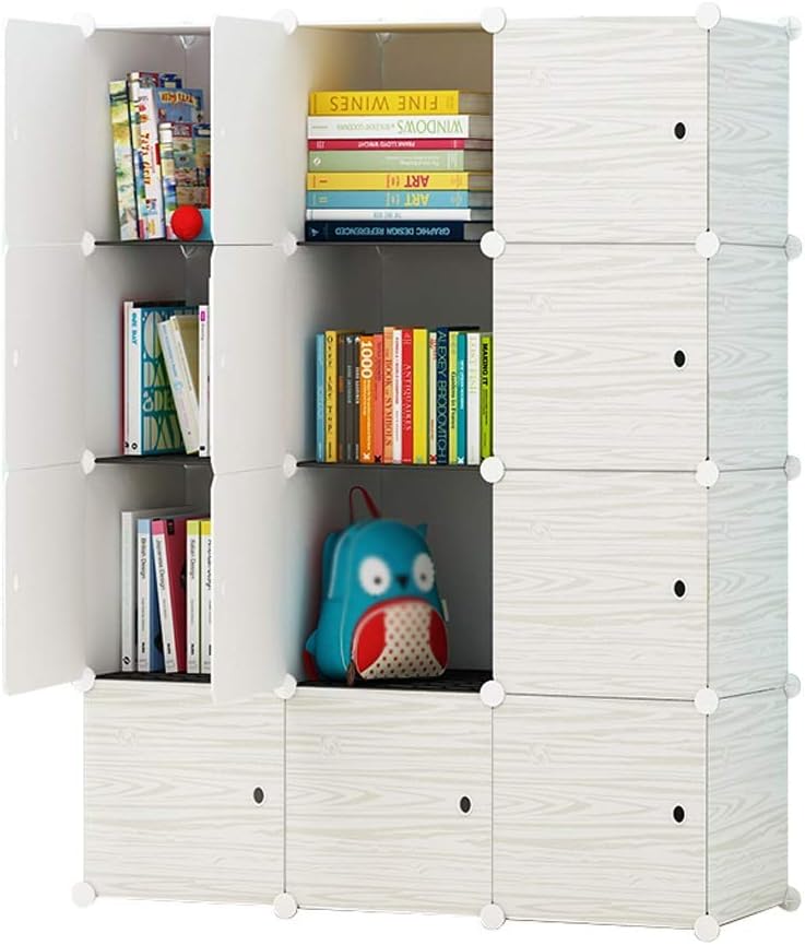 本棚ストレージ折りたたみフリーコンビネーション本棚プラスチック製のシンプルなストレージキャビネット世代ソリッド木目ストレージストレージキャビネット Xuan Worth Having Color B 本棚 書架 色 B Www Qbusinessmagazine Com