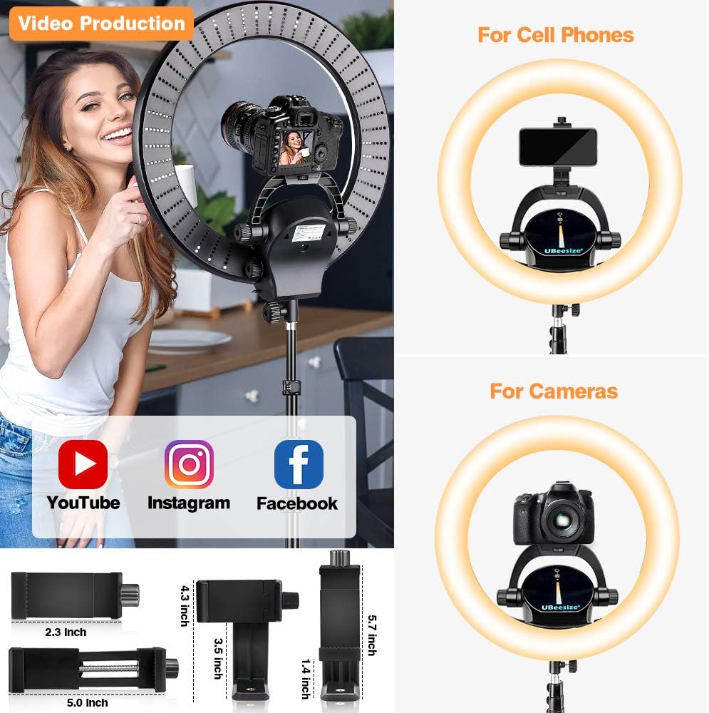 Aureday 67'' iPad Stand Floor，Tablet Stand with Height Adjustable Holder，iPad Holder Stand with 360° Rotating Tripod iPad Mount for Phone, iPad 1-8, iPad Air, iPad Pro, All 8.9-11.9 Inch Tablets