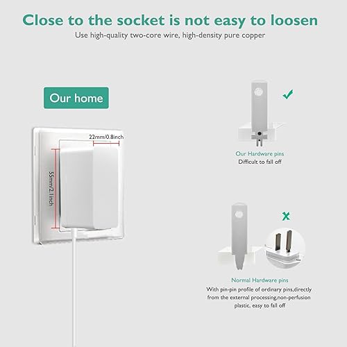 Miniatura 4 de Lnauy Cargador para humidificador Frida Baby compatible con Frida Baby 3 en 1 Cool Humidifier Cable de alimentación Humidificador Reemplazo Cable de