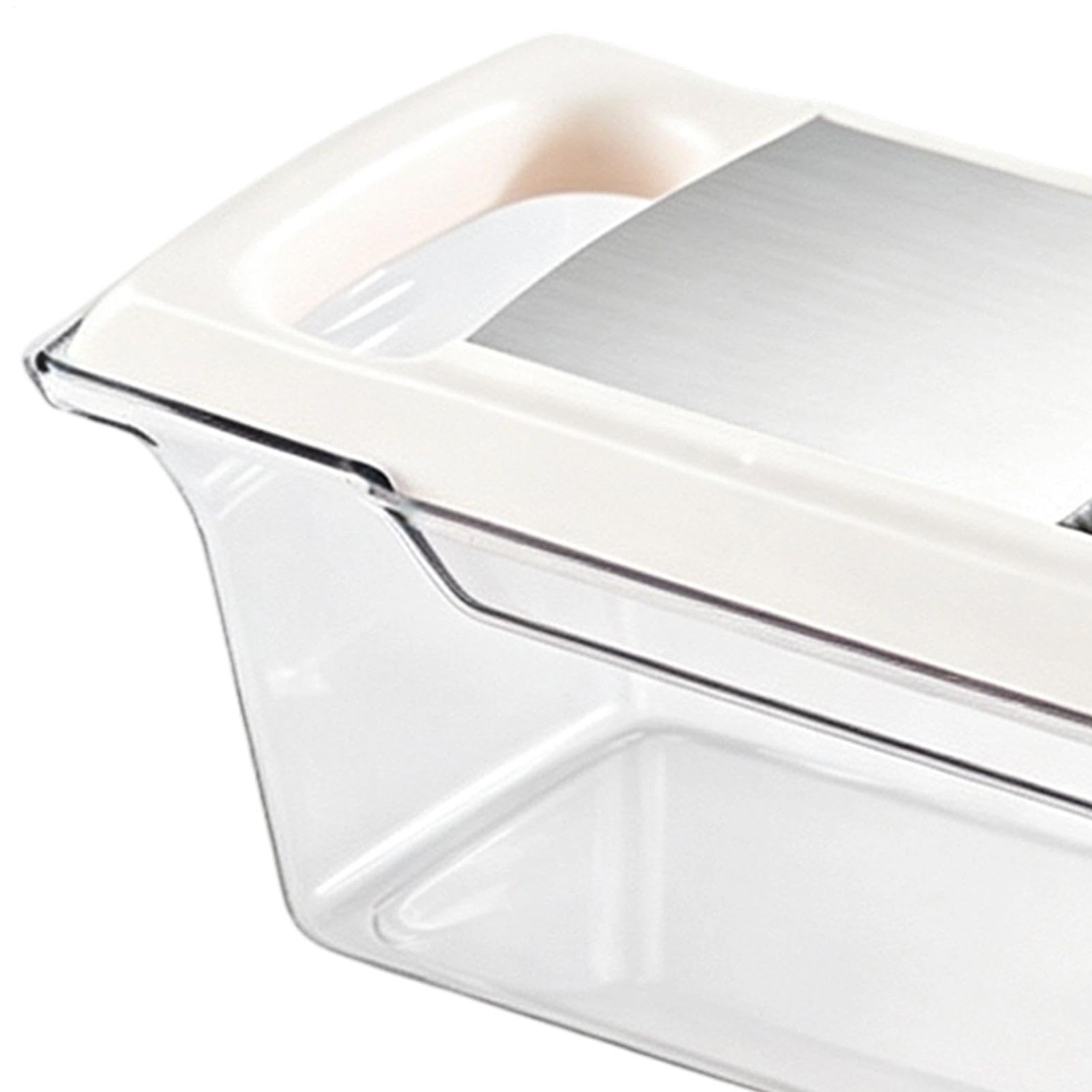 Rebanador de Verduras Picador Manual y Ajustable en Acero Inoxidable