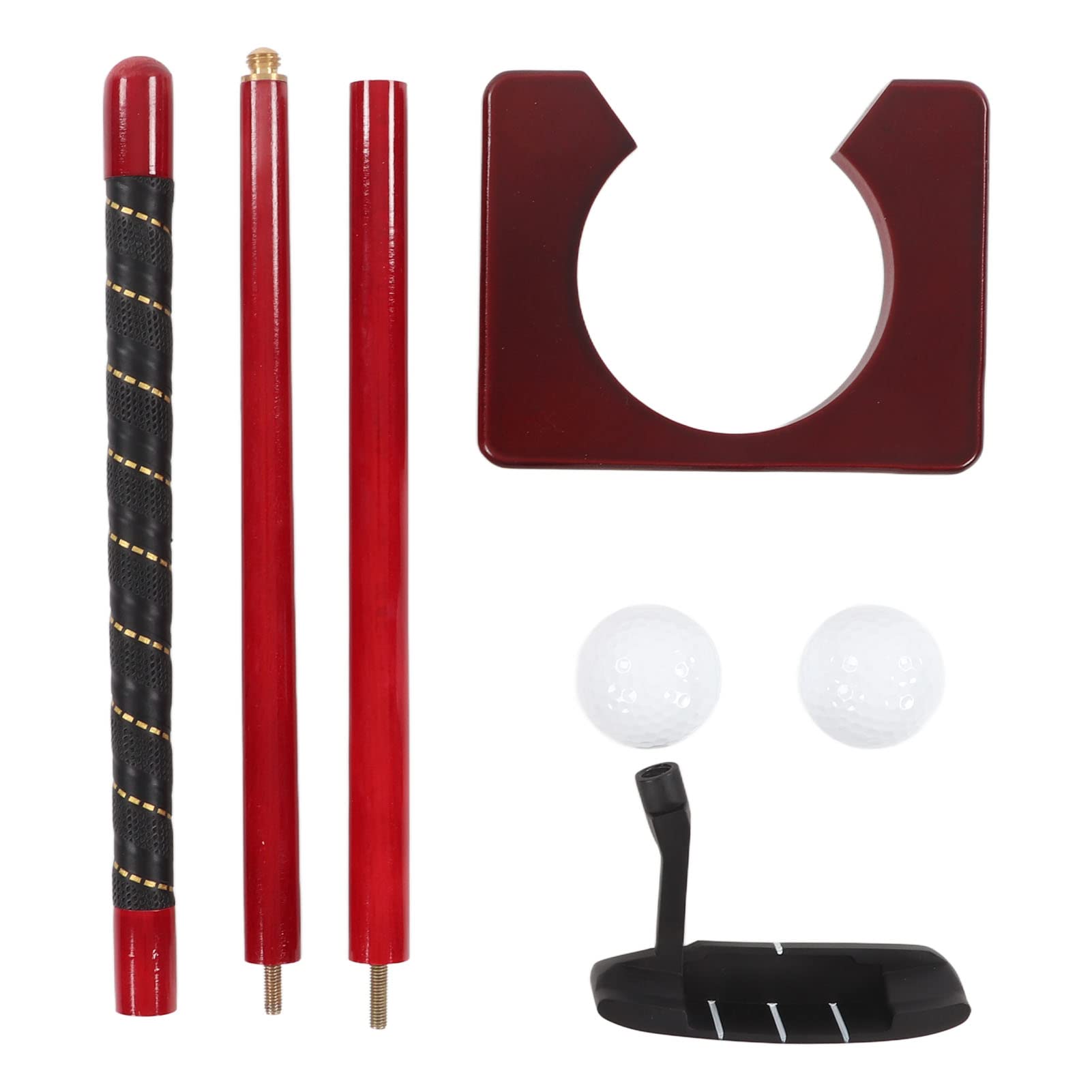 Golf-Putter, Tragbare Golf-Putter Für Zuhause Und Büro, Abnehmbarer Golf-Putter Mit DREI Abschnitten, Golf-Geschenkset, Golf-Zubehör