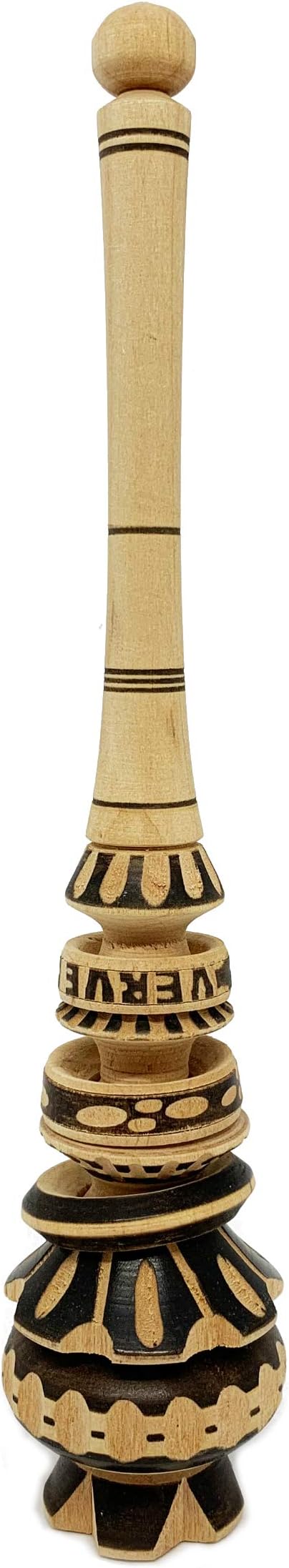 Verve CULTURE Authentic Artisanal Mexican Molinillo Hot Chocolate Frother, Small 10"