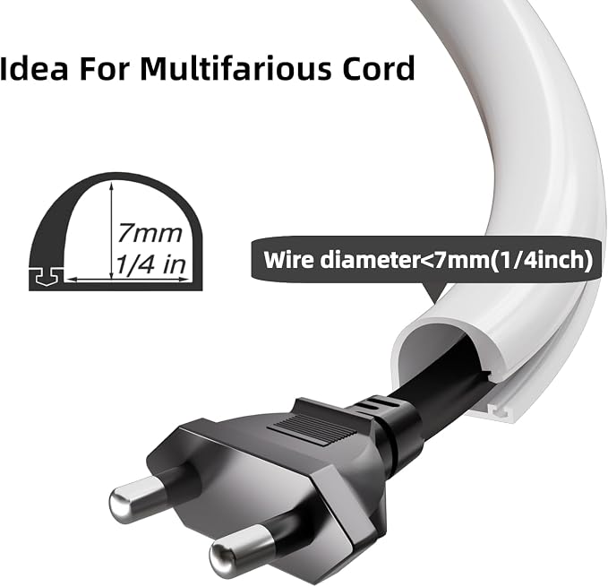 Canaleta Flexible de Silicón 39 pulgadas Adhesiva miniatura 2