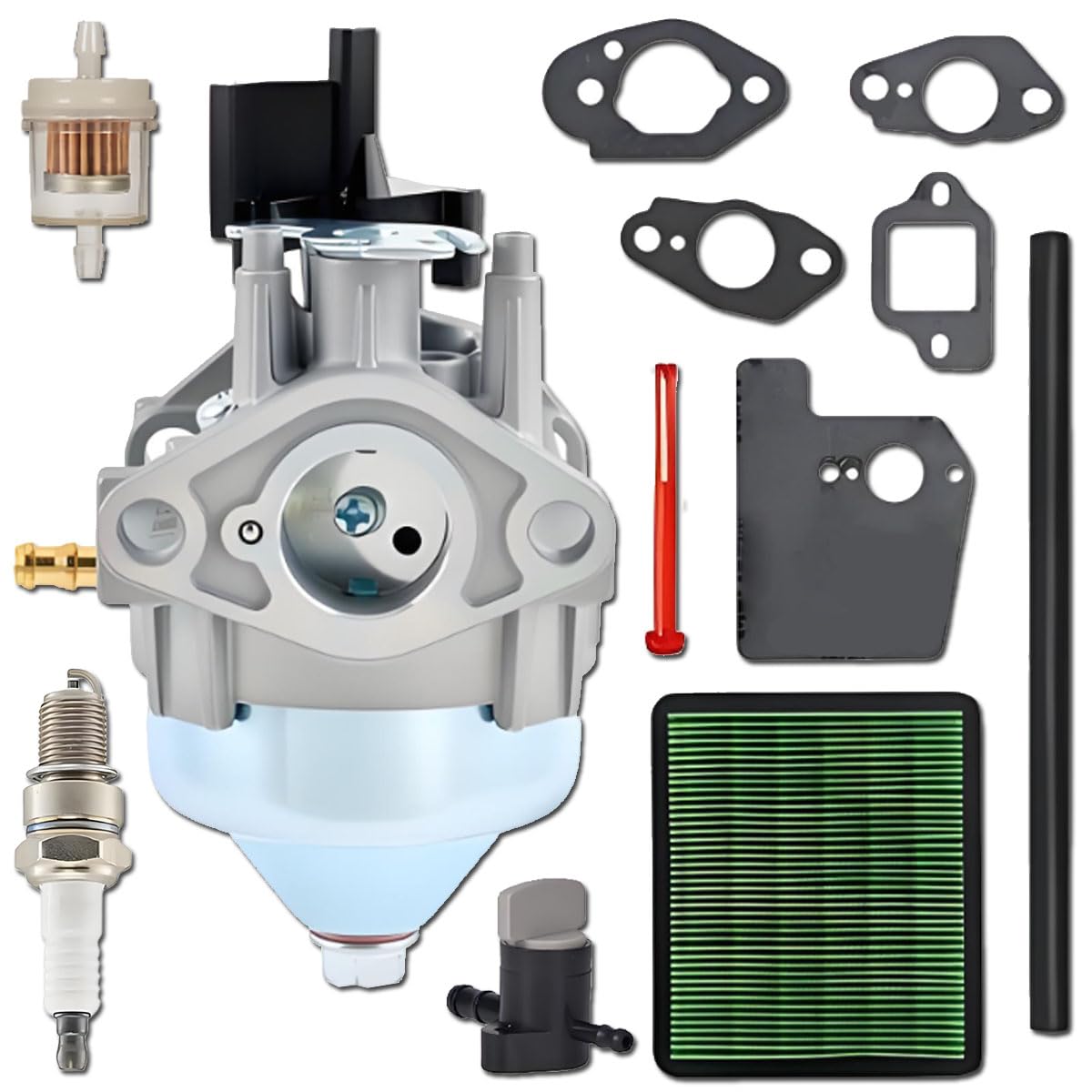 Qiuwanzia GCV160 16100-Z8B-901 Carburetor for Honda HRR216K10 HRR216K9 HRS216K5 HRS216K6 HRS216K7 Lawn Mower GCV160LA0 GCV160LA1 S3B S3LB S3LB engines 16100Z8B901 16100 Z8B 901