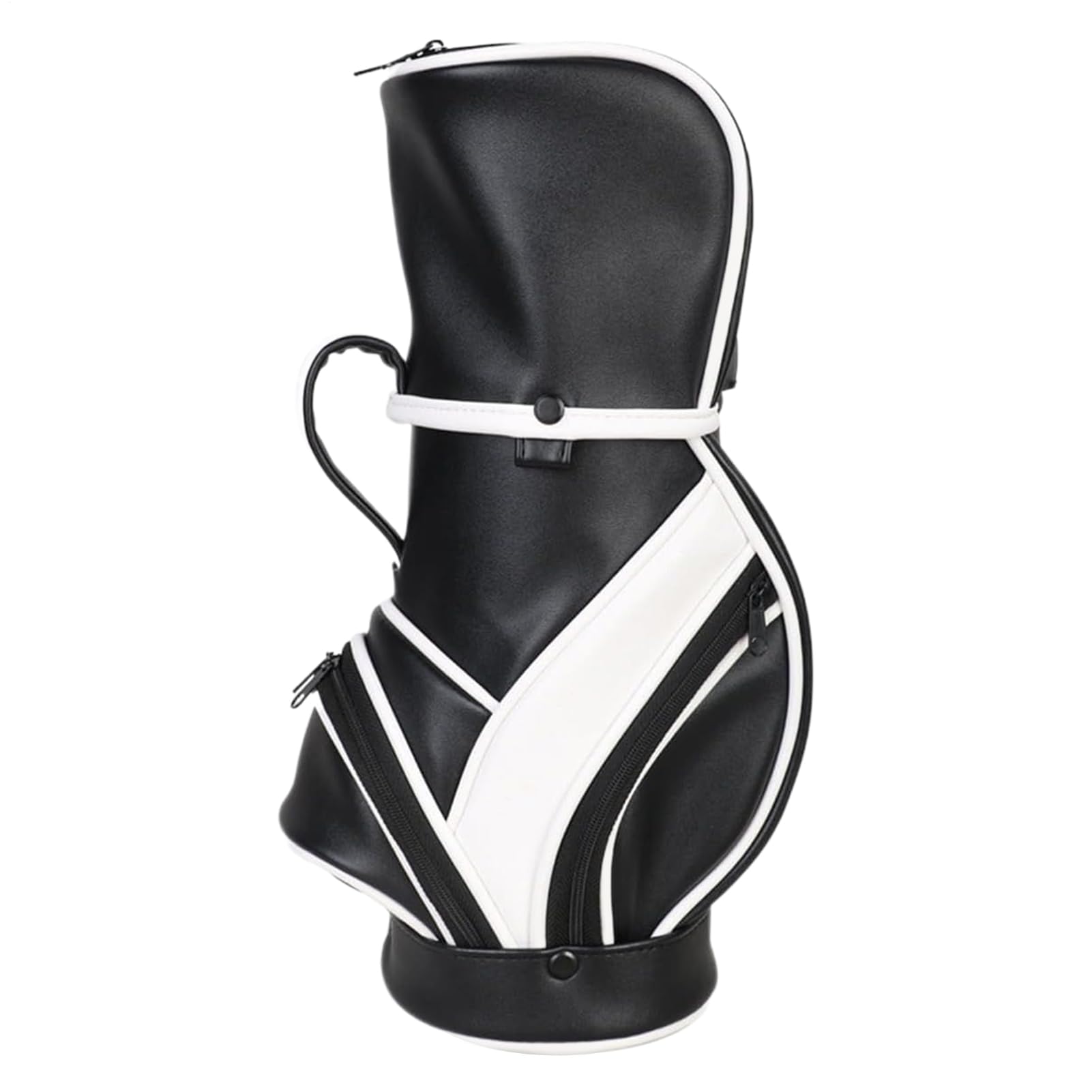 Weinkühltasche, PU-isolierte Weintasche, Schwarz / Weiß, Refer to description, Unisex | Aufbewahrungstasche mit mehreren Taschen für Picknicks, Partys, Golfer, Outdoor-Events, Reisen